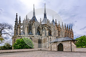 St. Barbara`s Church in Kutna Hora, Czech Republic