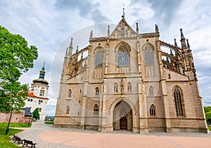 St. Barbara`s Church in Kutna Hora, Czech Republic