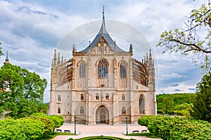 St. Barbara`s Church in Kutna Hora, Czech Republic