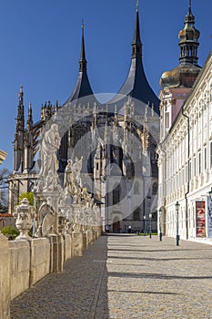 St. Barbara's Church in Kutna Hora, UNESCO site, Czech Republic