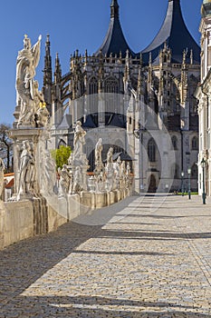 St. Barbara's Church in Kutna Hora, UNESCO site, Czech Republic