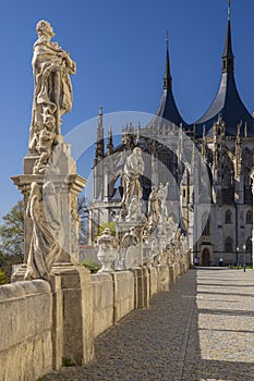 St. Barbara's Church in Kutna Hora, UNESCO site, Czech Republic