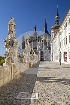 St. Barbara's Church in Kutna Hora, UNESCO site, Czech Republic