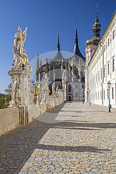 St. Barbara's Church in Kutna Hora, UNESCO site, Czech Republic