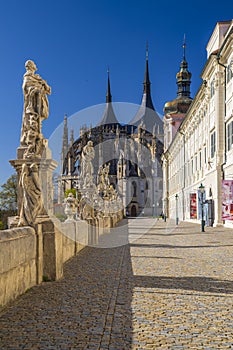 St. Barbara's Church in Kutna Hora, UNESCO site, Czech Republic