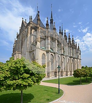 St. Barbora cathedral in Kutna Hora, Czech republic