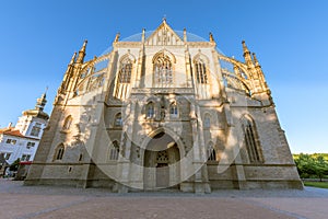 St. Barbora church, Kutna Hora UNESCO, Czech republic, front side.