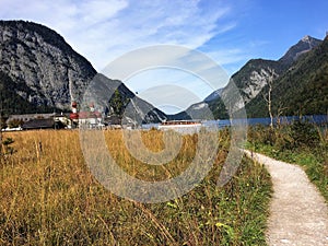 St bartholomae chapel in Bavaria at Koenigssee in south germand photo