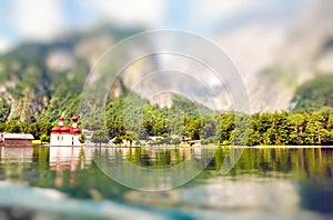 St. Bartholomew church in Konigssee National Park