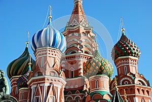 St.Basil cathedral in Moscow.