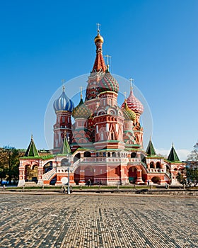 St. Basil Cathedral in Moscow, Russia