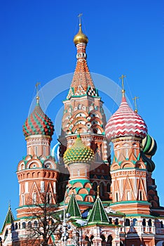 St. Basil Cathedral, Red Square, Moscow, Russia.