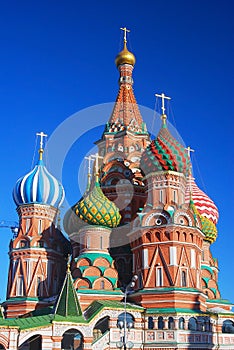 St. Basil Cathedral, Red Square, Moscow, Russia.