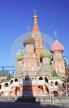 St. Basil Cathedral, Red Square, Moscow, Russia.