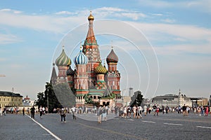 St. Basil Cathedral, Red Square, Moscow, Russia.