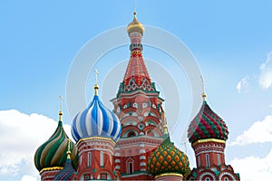 St. Basil`s Cathedral kremlin church