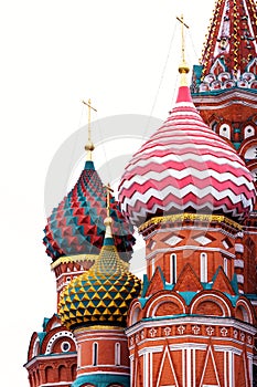 St. Basil`s Cathedral in Moscow