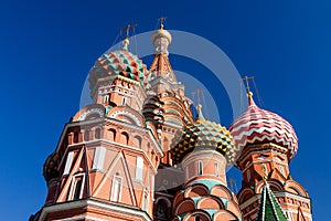 St. Basil`s Cathedral in Moscow.