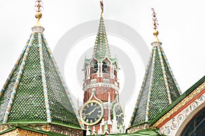 St. Basil`s Cathedral in Moscow Red Square