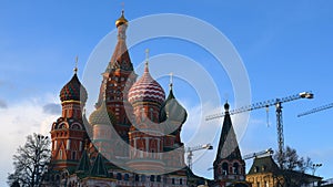 St. Basil`s Cathedral. Moscow. Russia.
