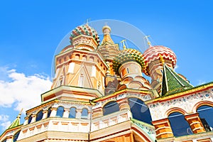 St Basil`s Cathedral in Moscow, Russia