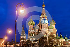 St. Basil's Cathedral night view