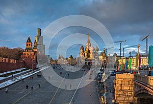 St. Basil's Cathedral on Red square