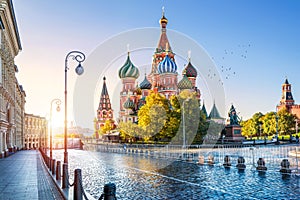 St. Basil`s Cathedral on Red Square