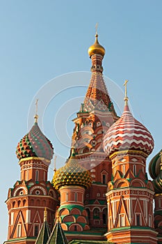 St. Basil's Cathedral on Red square in Moscow