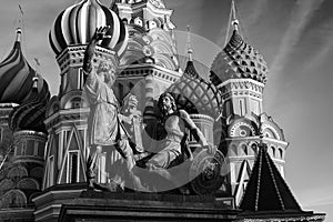 St basil`s Cathedral at Red Square in Moscow