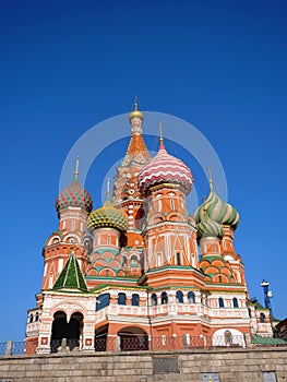 St. Basil`s Cathedral in Red Square Moscow Kremlin, Russia