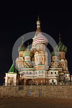 St Basil`s cathedral on Red Square, Moscow, Russia