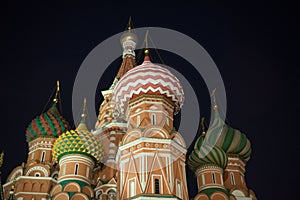 St Basil`s cathedral on Red Square, Moscow, Russia