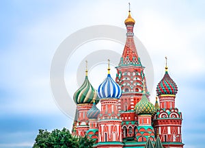 St. Basil`s Cathedral, Red Square, Moscow, Russia