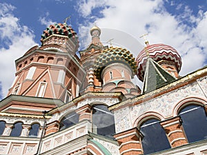 St. Basil& x27;s Cathedral on Red Square in Moscow, Russia