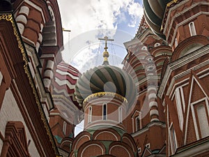 St. Basil& x27;s Cathedral on Red Square in Moscow, Russia