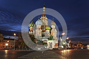 St. Basil's Cathedral on the Red square. Russia