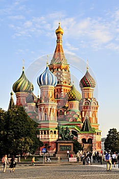 St Basil`s church in Moscow