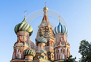 St Basil`s Church on the Red Square, Moscow