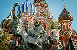 St. Basils Cathedral on Red Square in Moscow, Russia