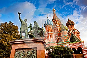 St Basils Cathedral on Red Square, Moscow photo