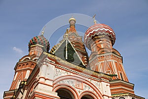 St Basils cathedral on Red Square in Moscow, Russia