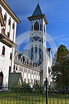 St-Benoit abbey monastery.