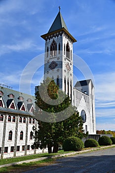 St-Benoit abbey monastery.