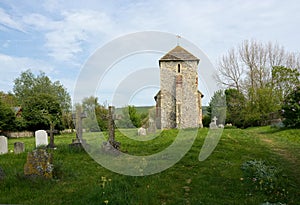 St Botolphs, 11th century Church, Botolphs, Sussex, Uk