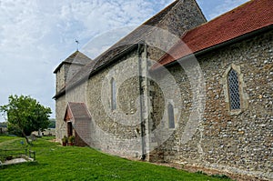 St Botolphs Church. Saxon Built, Botolphs, Sussex, Uk