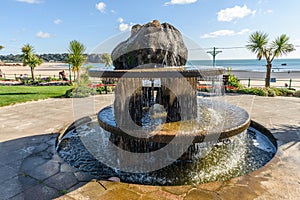 St. Brelade seafront fountain