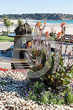 St. Brelade seafront fountain