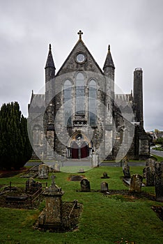 St Canice\'s Cathedral and Graveyard in Kilkenny, Ireland photo