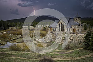 St. Catherine\'s of Siena Chapel on the Rock in Allenspark, CO